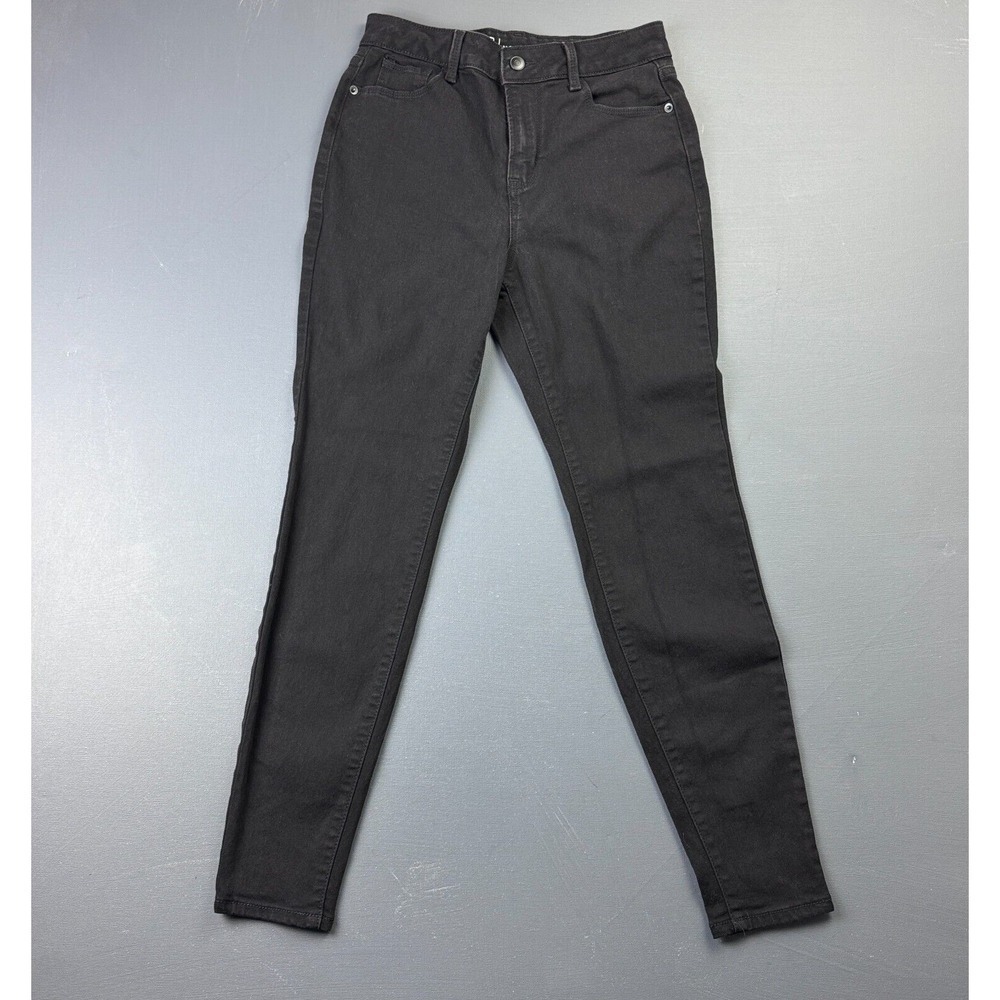 No Boundaries Women's 9 Black High Rise Skinny Stretch Jeans Casual Street Style